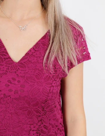 Rochie lunga Vero Moda, magenta