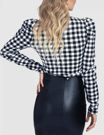 Bluza Guess, alb/negru Alb