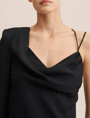 Rochie scurta Mango, negru Negru