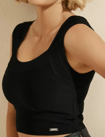 Top Marciano Guess, negru Negru