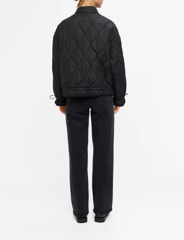 Geaca Oversize Object, negru
