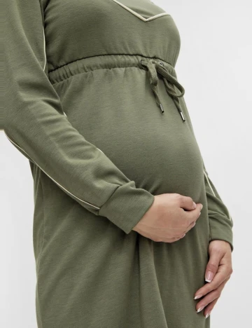 Rochie scurta Mamalicious, verde