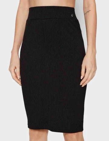 Fusta Guess, negru Negru
