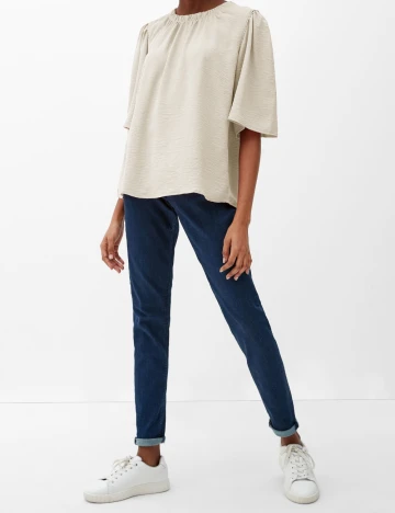 Bluza Q/S, ecru Alb