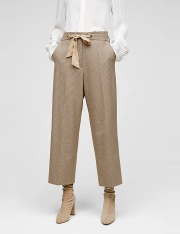 Pantaloni s.Oliver, crem Crem