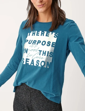 Bluza s.Oliver, bleumarin Albastru