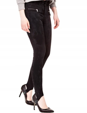 Pantaloni Guess, negru Negru