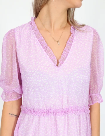 Rochie scurta Vero Moda, mov