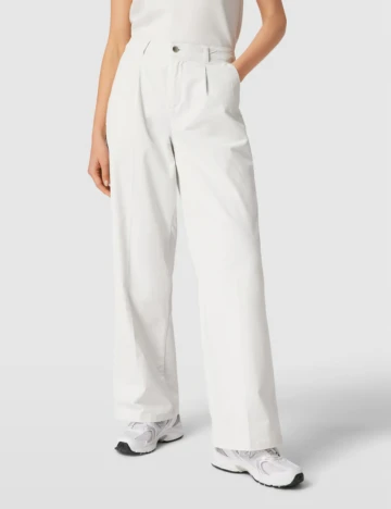 Pantaloni s.Oliver, ecru Alb