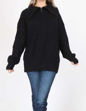 Pulover s.Oliver, negru Negru