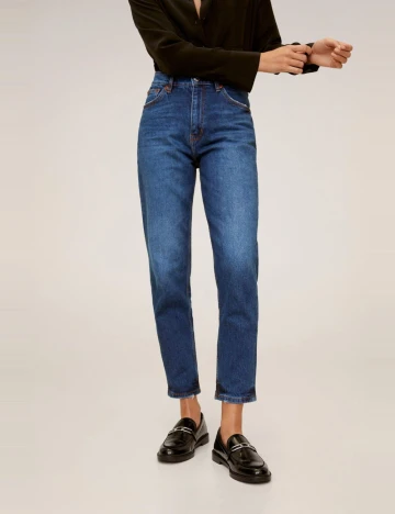 Blugi Mango, bleumarin Albastru