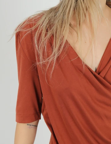 Rochie scurta s.Oliver, caramiziu