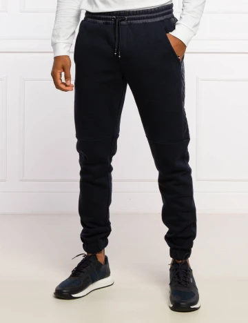 Pantaloni Tommy Hilfiger, bleumarin Albastru