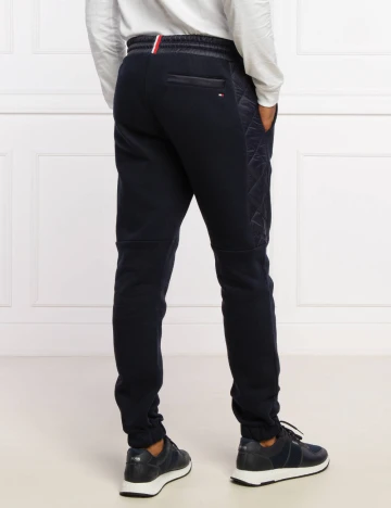 Pantaloni Tommy Hilfiger, bleumarin Albastru