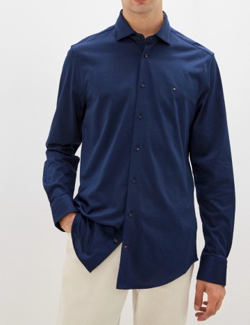 Camasa Tommy Hilfiger, bleumarin