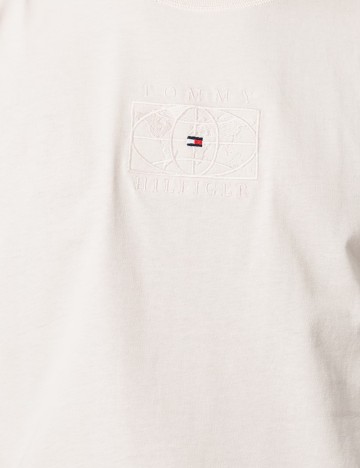 Tricou Tommy Hilfiger, crem
