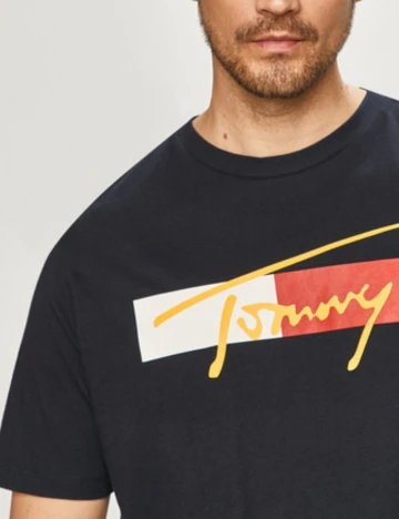 Tricou Tommy Jeans, bleumarin Albastru