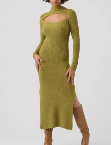 Rochie medie Vero Moda, verde