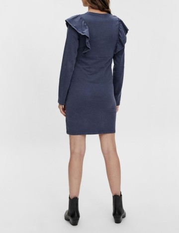 Rochie scurta PIECES MATERNITY, albastru