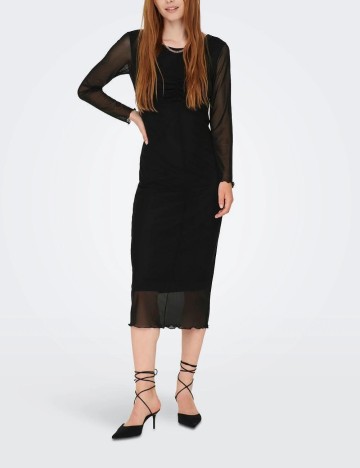 Rochie medie Jacqueline de Yong, negru