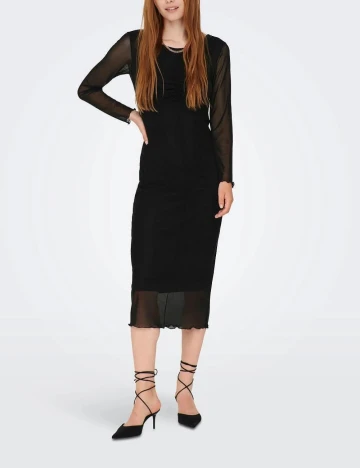 Rochie medie Jacqueline de Yong, negru Negru