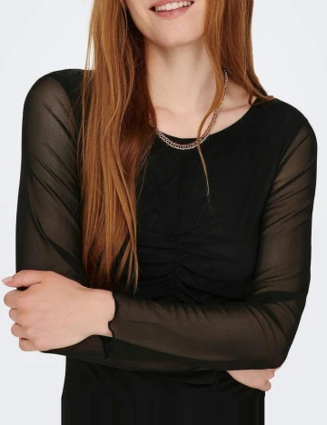 Rochie medie Jacqueline de Yong, negru Negru