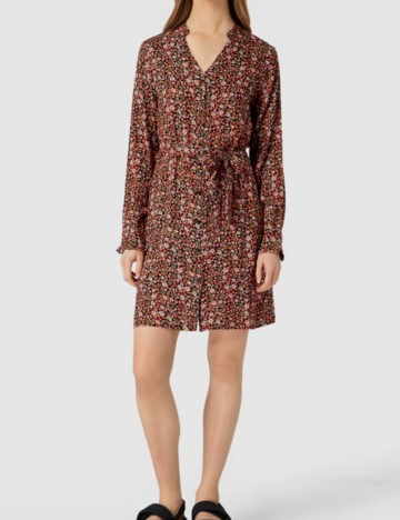 
						Rochie scurta Pieces, imprimeu floral