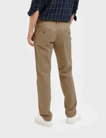 Pantaloni Selected, maro Maro