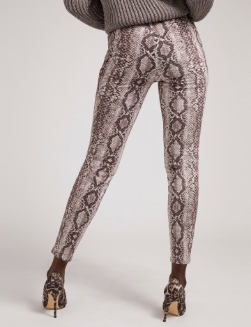 Pantaloni Guess, imprimeu sarpe