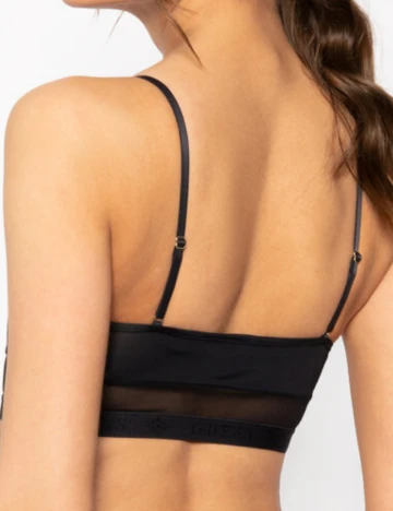 Bustiera Guess, negru Negru