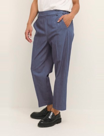 
						Pantaloni Kaffe, albastru