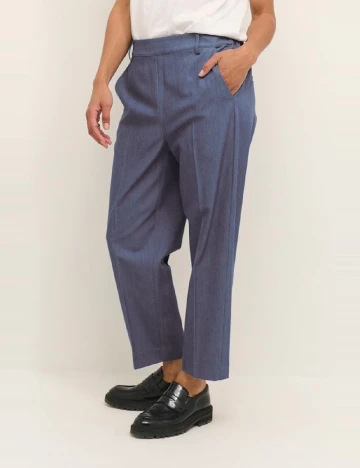 Pantaloni Kaffe, albastru