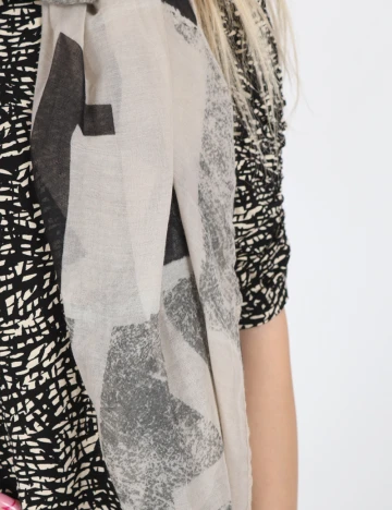 Esarfa Guess, bej Maro