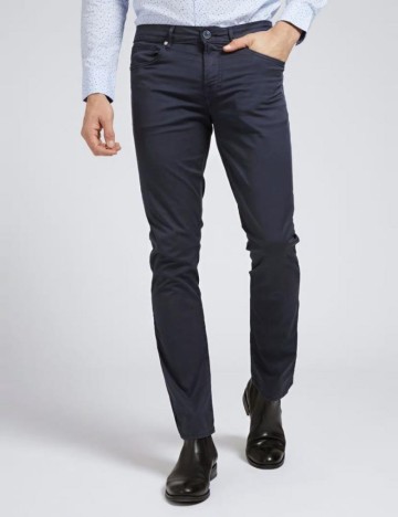 Pantaloni Guess, bleumarin