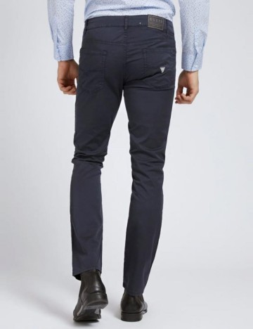 Pantaloni Guess, bleumarin