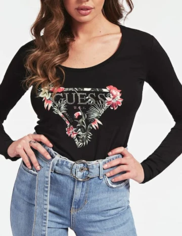 Bluza Guess, negru Negru