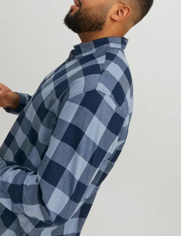 Camasa Jack&Jones Plus Size Men, albastru
