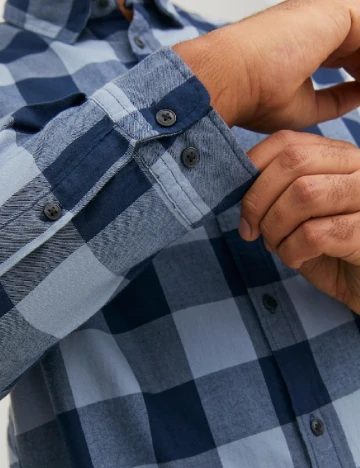 Camasa Jack&Jones Plus Size Men, albastru