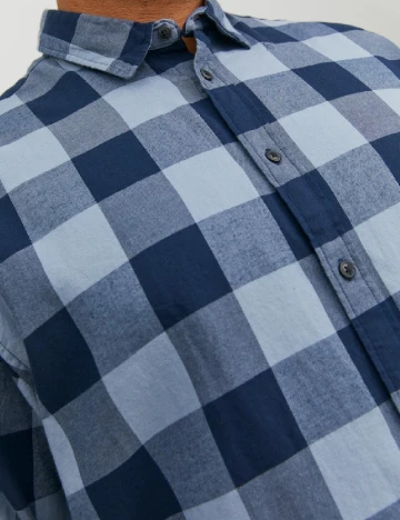 Camasa Jack&Jones Plus Size Men, albastru