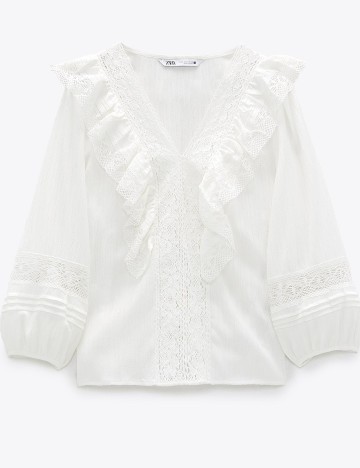 Camasa Zara, alb, XL