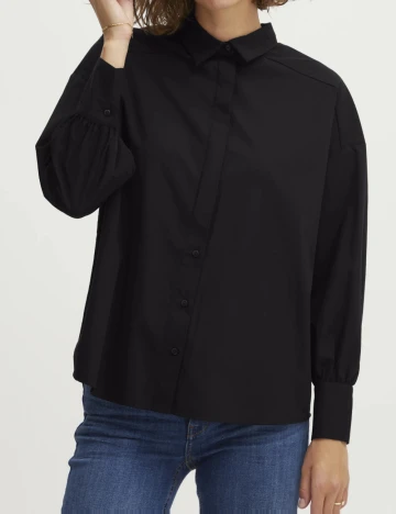 Camasa Fransa, negru Negru