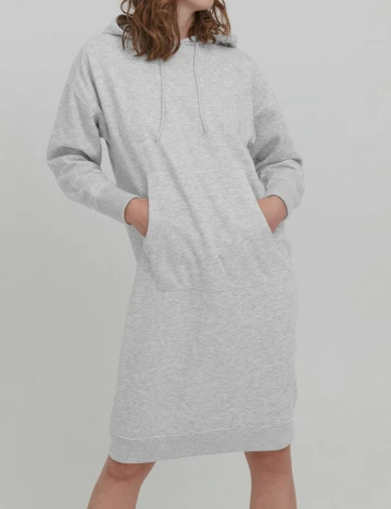 Rochie scurta Ichi, gri Gri