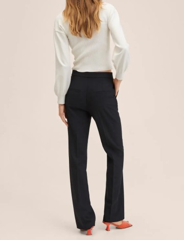 Pantaloni Mango, negru
