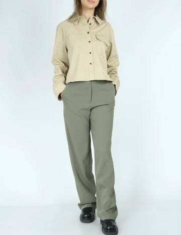 Pantaloni Mango, verde Verde