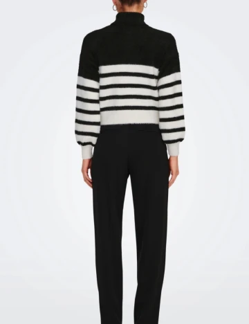 Pulover Only, alb/negru