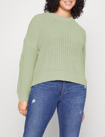 
						Pulover Noisy May Plus Size, verde