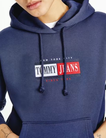 Hanorac Tommy Jeans, bleumarin