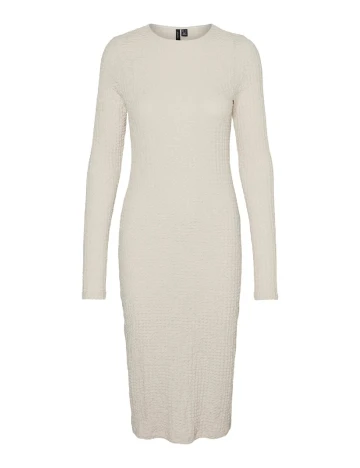 Rochie medie Vero Moda, crem