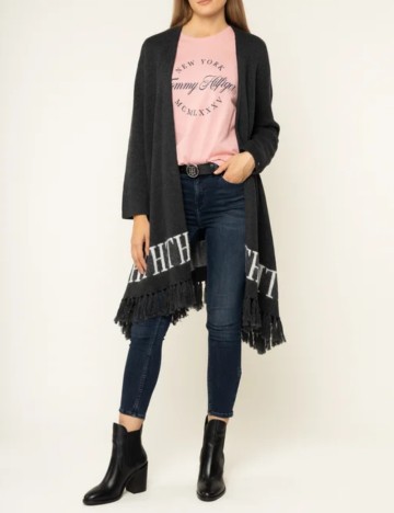 Cardigan Tommy Hilfiger, gri