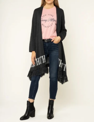 Cardigan Tommy Hilfiger, gri Gri